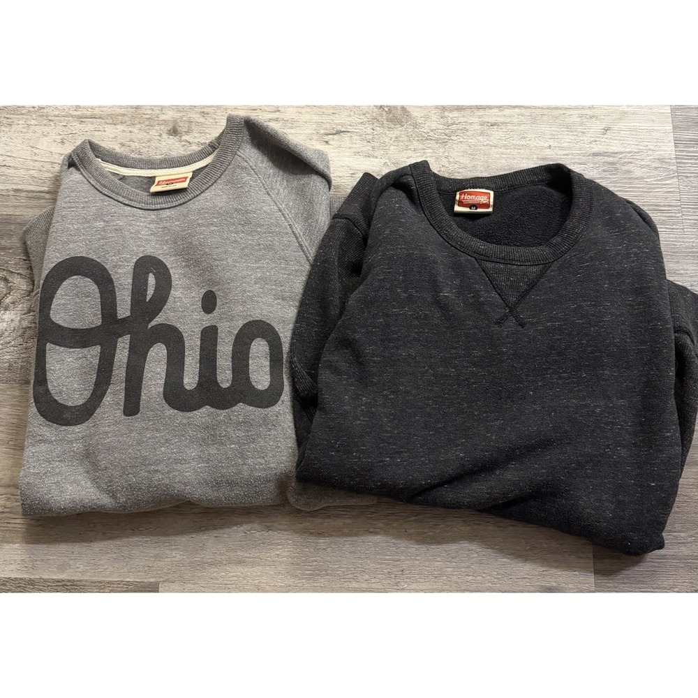 Homage Swearshirts Lot Of 2   Ohio Medium